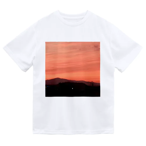 夕暮れの空～オレンジ ドライTシャツ