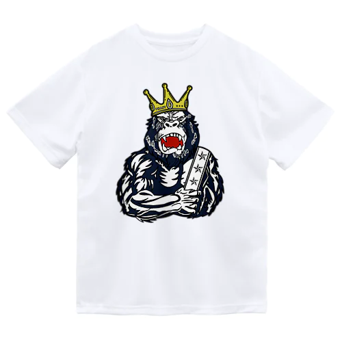 ゴリラ/黒字 Dry T-Shirt