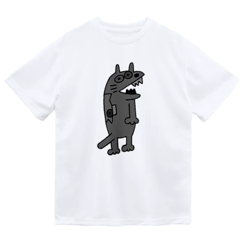 やべえ柄のキテレツねこ（魚柄） Dry T-Shirt