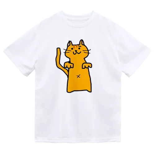 zoom会議に参加するねこ ドライTシャツ