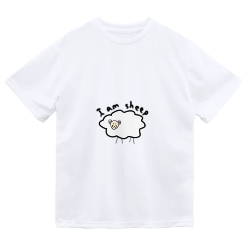 I am sheep(白) ドライTシャツ