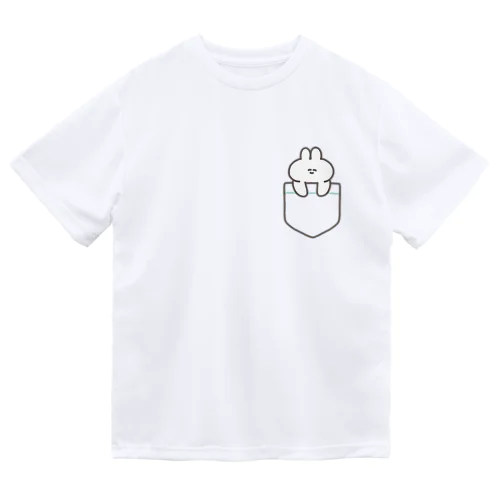 ポケットうさちゃん ドライTシャツ