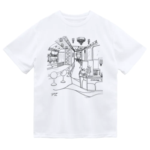 レトロ純喫茶　黒 Dry T-Shirt