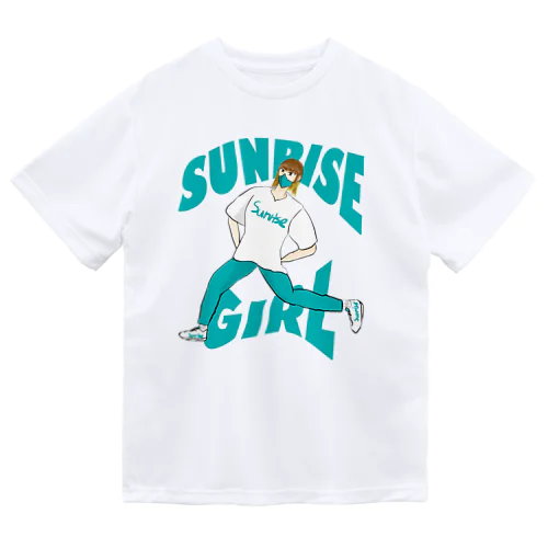 Sunrise girl ドライTシャツ