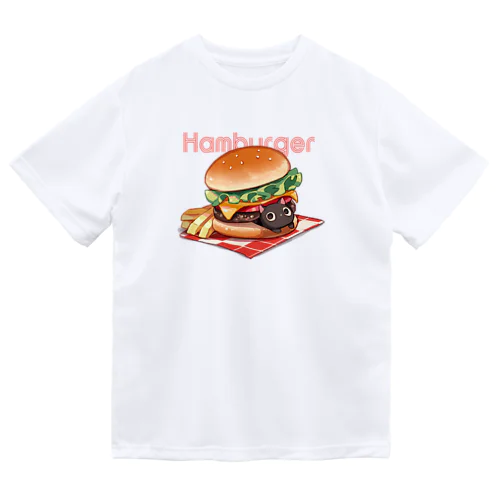 猫ハンバーガー ドライTシャツ
