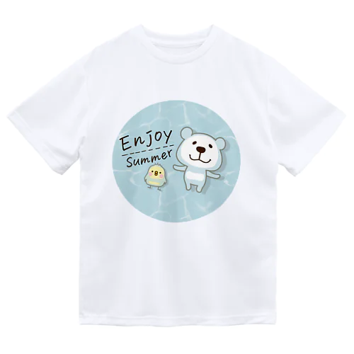 くますけの夏（Tシャツ色変更可） ドライTシャツ