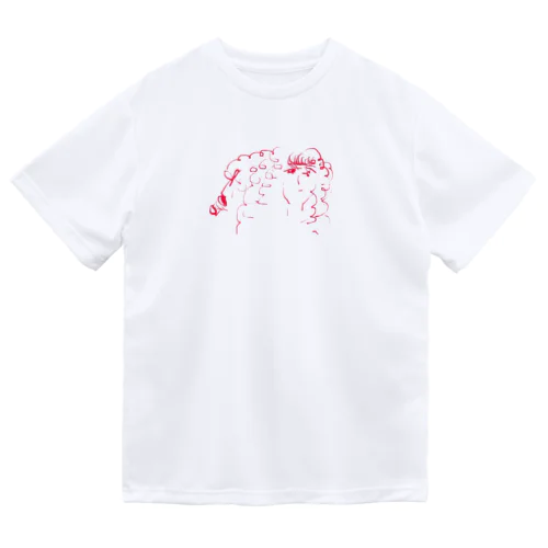 polkaおんなのこ Dry T-Shirt