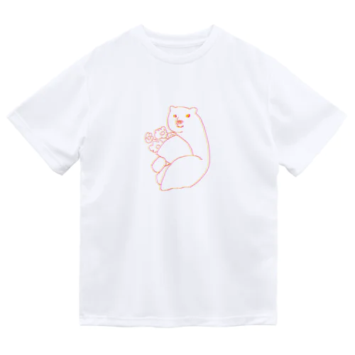 二色のしろくま ドライTシャツ