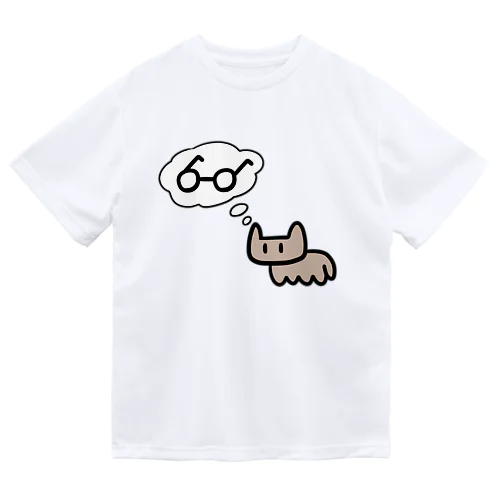 ねこめがね 単体 ドライTシャツ