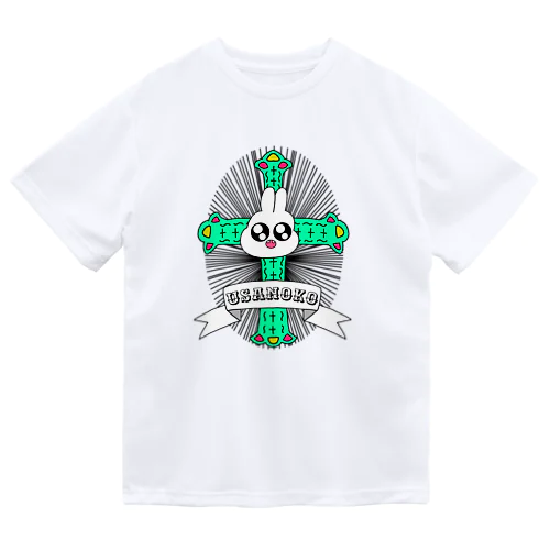 うさのこ十字架デザイン Dry T-Shirt