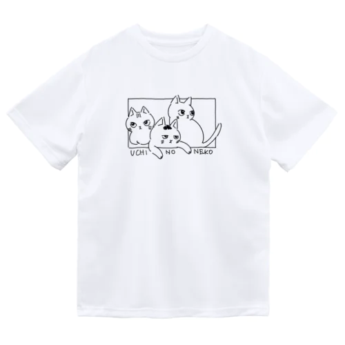 ねこ ドライTシャツ