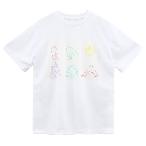 ふくよが　fat yoga ドライTシャツ