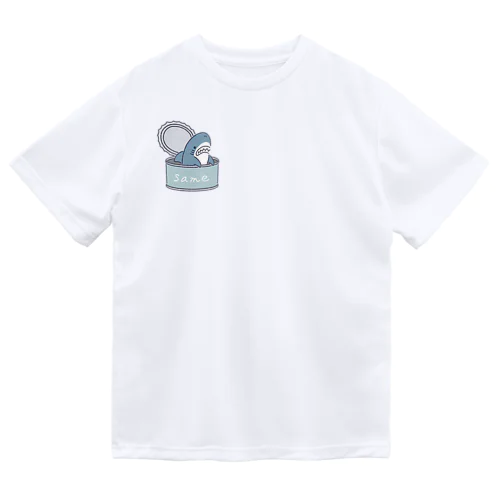 サメの缶詰ワンポイント Dry T-Shirt