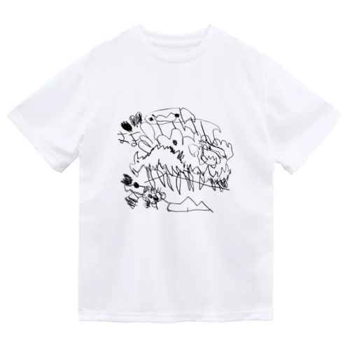 恐竜 Dry T-Shirt