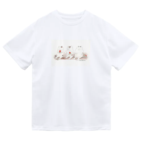 ねこ スイカ 夏休み を楽しもう！ Dry T-Shirt