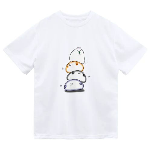 トーテムまんじゅうさぎ ドライTシャツ