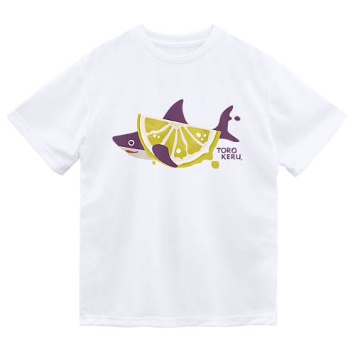 檸檬ととろけるおサメさん | TOROKERU SHARK Fresh Lemon! ｜ Single Dry T-Shirt