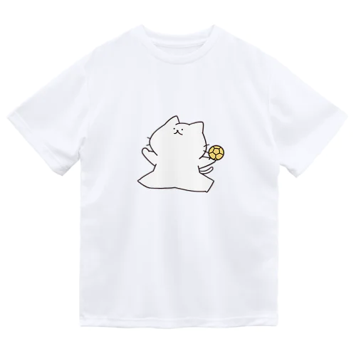 ハンドボールにゃんこ Dry T-Shirt