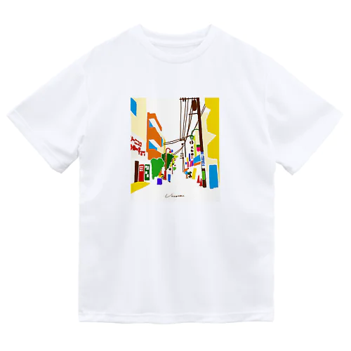 街のイラスト Dry T-Shirt