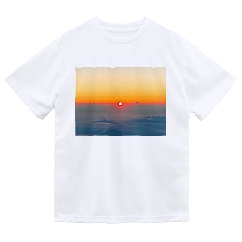 富士山からの御来光 Dry T-Shirt