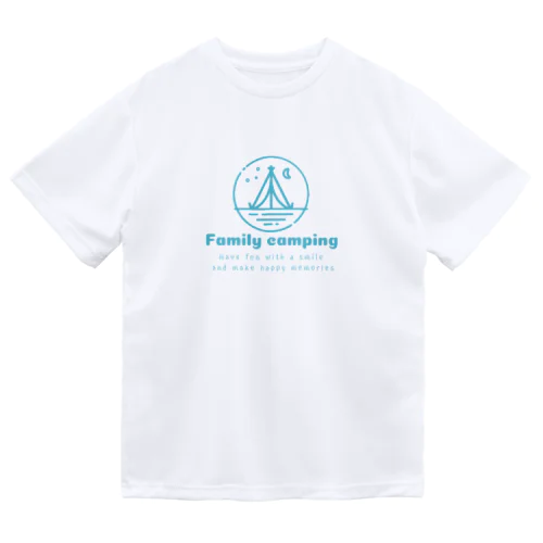 familly canping ドライTシャツ