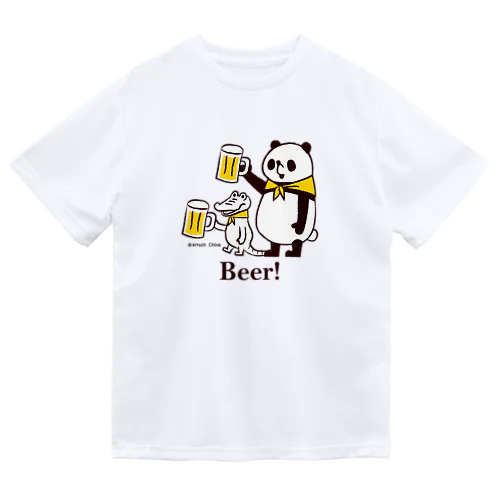 ビール！ビール！　パンダのおはなし ドライTシャツ