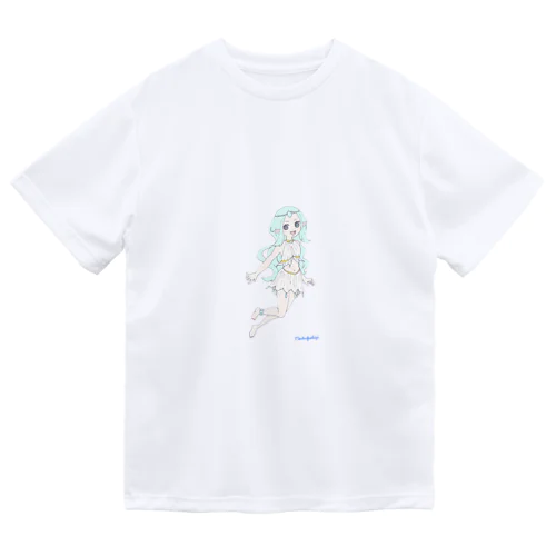 アクアマリンの擬人化 ドライTシャツ