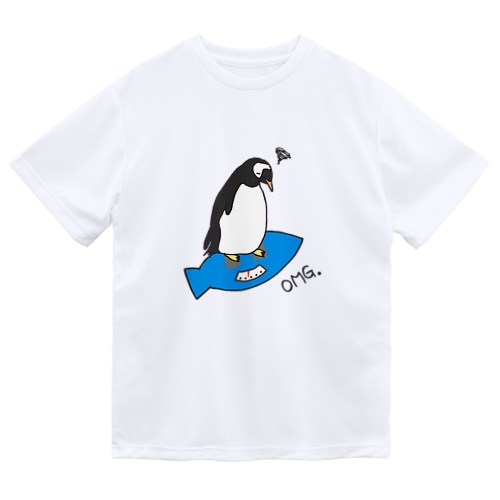 体重を気にするペンギン Dry T-Shirt