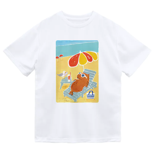 カピバラリゾート Dry T-Shirt