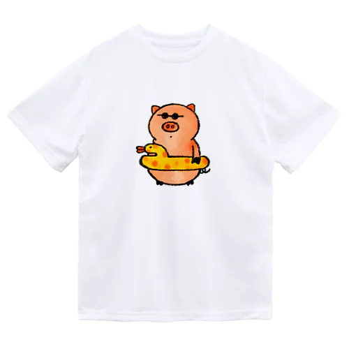 ブタの会海水浴 Dry T-Shirt