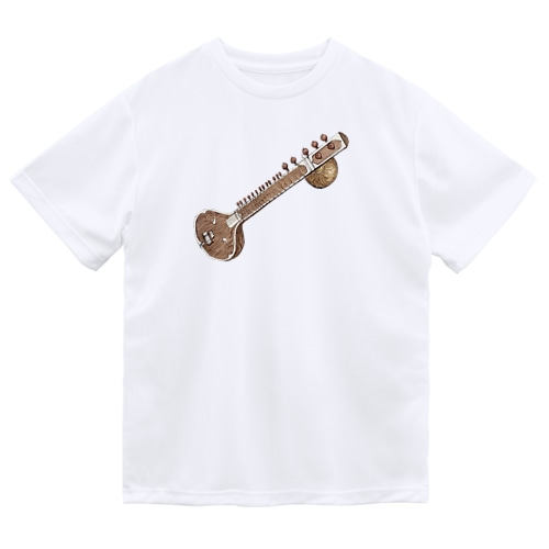 シタール手描き Dry T-Shirt