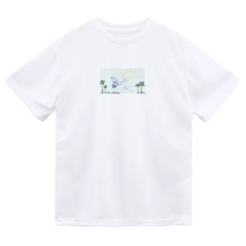 海からの贈物＊クジラ ドライTシャツ