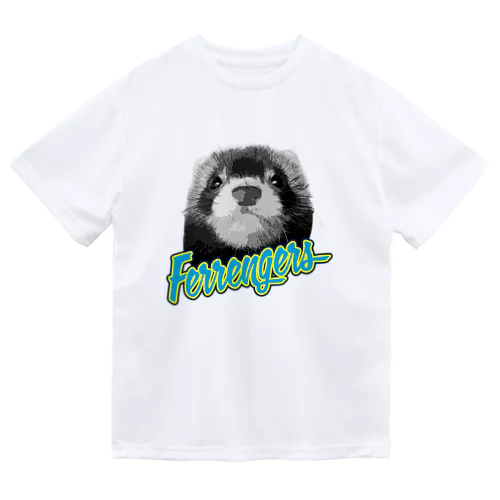 FERRENGERS/RUNちゃんモノクロ ドライTシャツ