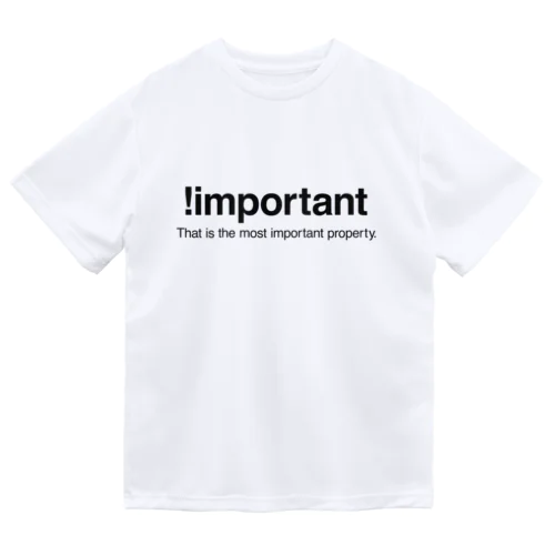 !important ドライTシャツ