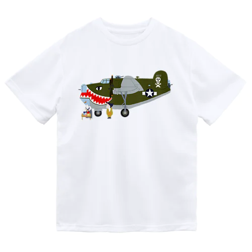 すろくまノーズアートB-24 Dry T-Shirt