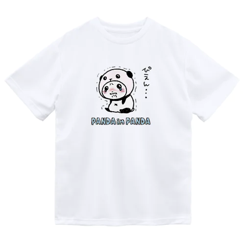パンダinぱんだ(ぴえん) ドライTシャツ