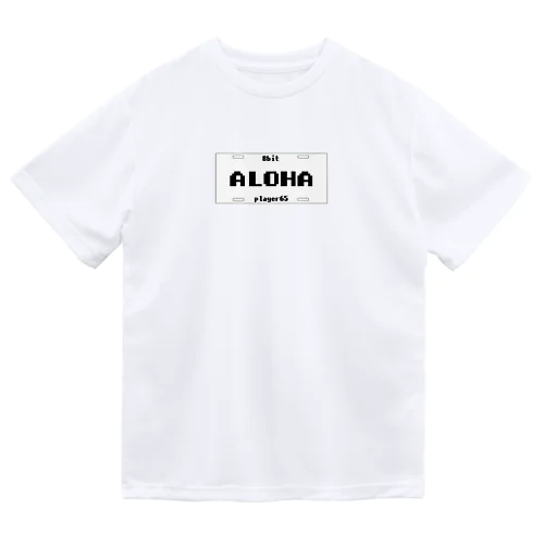 ナンバープレート【ALOHA】 Dry T-Shirt