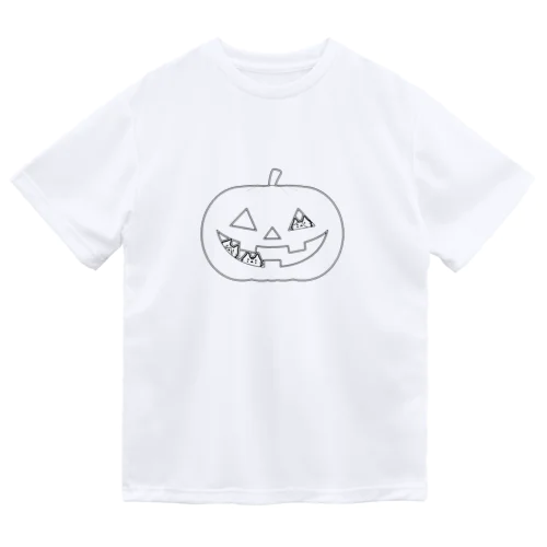 かぼちゃにゃ(モノトーン) Dry T-Shirt