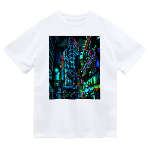 cyberpunk  tokyo ドライTシャツ