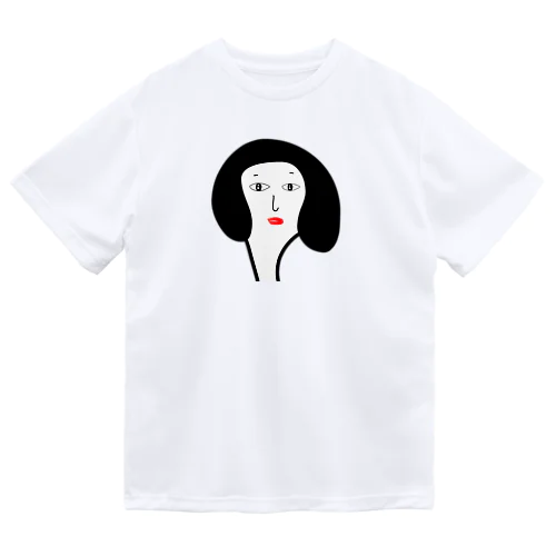 白塗り淑女 ドライTシャツ