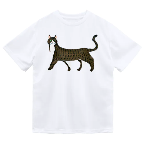 きじしろねこ ドライTシャツ