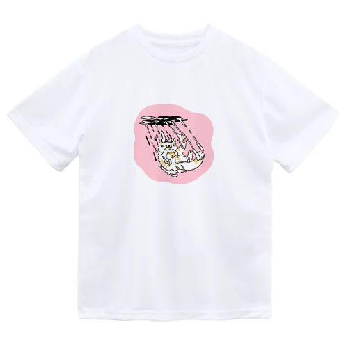 真夏の猫ダイブ1 Dry T-Shirt