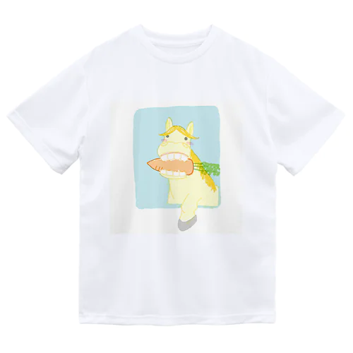 馬といえばにんじん！ ドライTシャツ