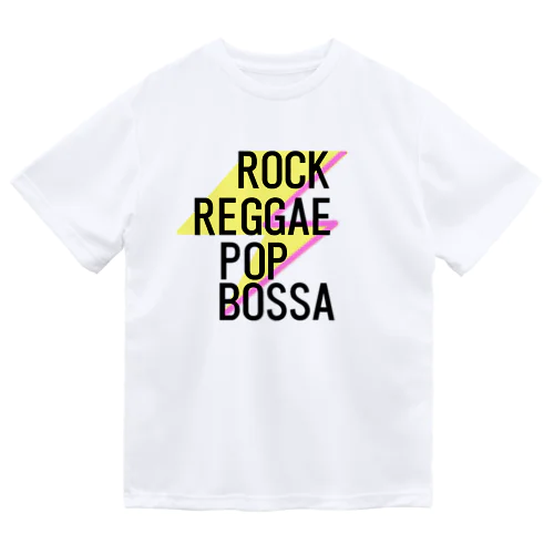ROCK REGGAE POP BOSSA ドライTシャツ