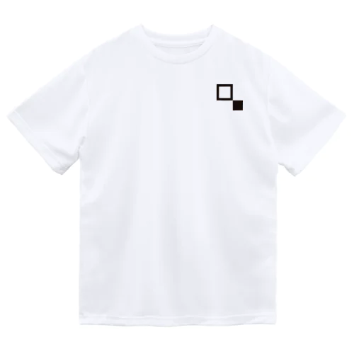 カラーブロッキング　Only black. ドライTシャツ