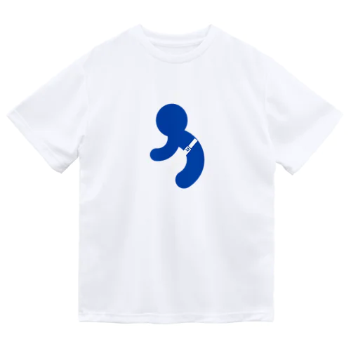 「刀」ピクトグラム風 ドライTシャツ