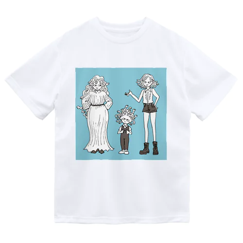 ゴルゴン三姉妹 ドライTシャツ