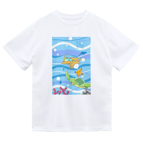 スイムわんこ ドライTシャツ