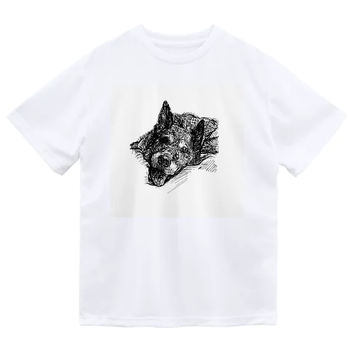 老犬-ヘラヘラ Dry T-Shirt
