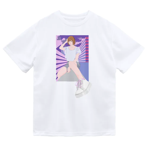 Girl 3D ドライTシャツ